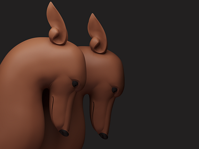 dog 3d 3dsmax illustration