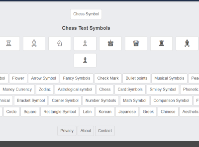 Chess symbol chess cool symbols copy and paste symbols symbols textsymbols