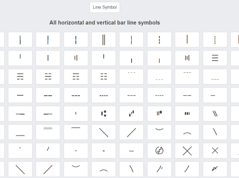 Vertical Bar Symbol Copy And Paste - Design Talk