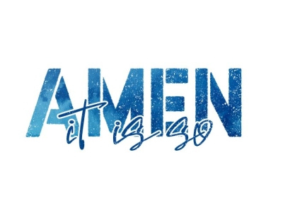 Amen design typography