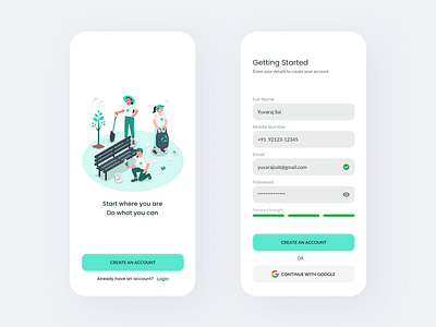 DailyUI - SignUp app app design dailyui dailyui 001 dailyuichallenge flat graphic design illustration minimal product sign up typography ui design ux ux ui ux design vector