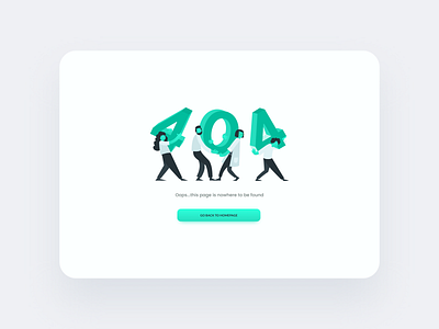 Daily UI - 404 Page 008 404 404 error page 404 page app app design dailyui dailyuichallenge design dribbble dribbble best shot error page flat green twitter typography ui ux volunteer