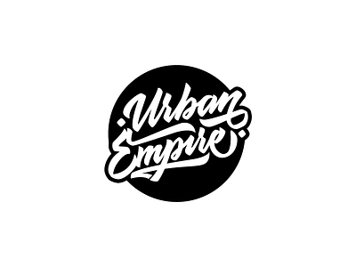 Urban Empire apparel brand branding calligraphy clothing custom lettering lettering logo logotype script streetwear