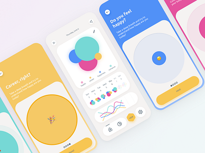 whataday® — emotional health assistant app app cjm figma health minimal psychology research therapy ui user experience user stories ux