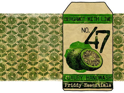 Priddy Essentials Handwash Packaging Design botanic botanical botanical art botanical illustration botanical logo botanicals bottles branding cosmetics handwash labels packaging packaging design packaging designer packagingdesign pattern retro textures vintage