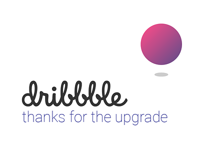 The First dribbble first love thanks