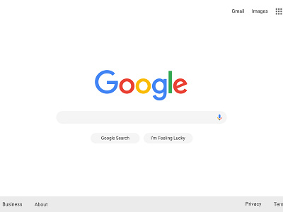 Google Redesign dribbble google minimal redesign concept ui