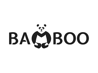 Panda affinitydesigner bamboo logo dailylogochallenge illustration logo panda vector
