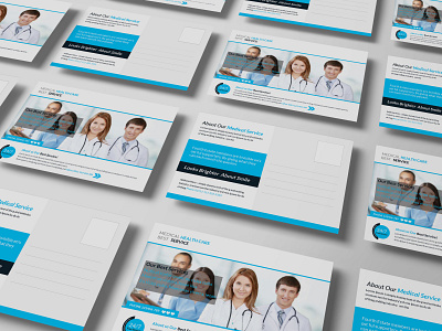 Medical Postcard PSD Design Template