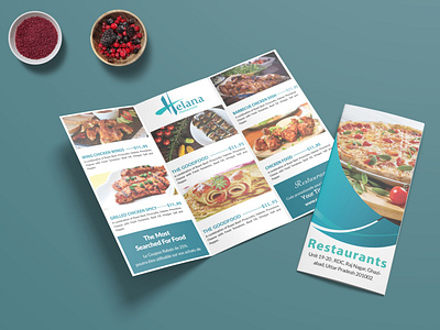 Prime New Pizza Corner Tri Fold Menu Template