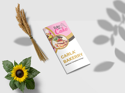 Premium Bakery Trifold Brochure Template