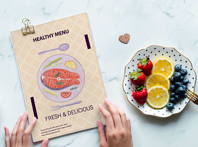 Premium Vintage Food Menu Design Template design food menu premium template vintage