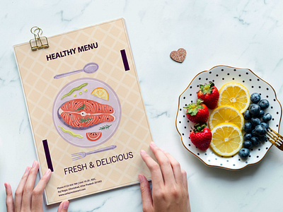 Premium Vintage Food Menu Design Template