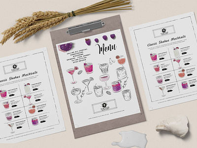 Prime PSD Cafe Lounge Menu Template