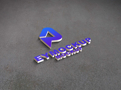 New 3D Logo Mockup branding design illustration logo menu psd ui ux vector web