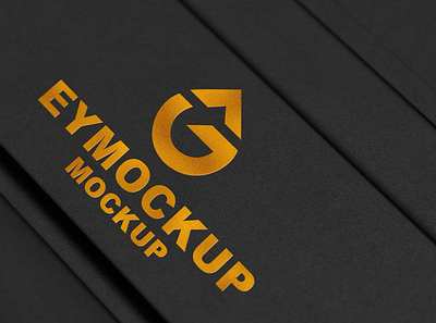 Free Gold 3D Logo Mockup branding design illustration logo menu psd template ui ux vector