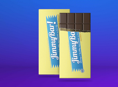 Free Choco Bar Packaging Mockup bar branding choco design free illustration mockup new premium psd template vector