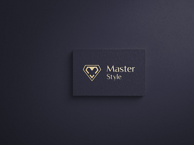 Master Style logo apparel logo brand design brand identity business card classic logo gem golden logo logo logos logotype luxury logo style