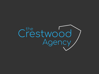 Crestwood Agency logo advisor logo agency logo designer logo logo design logotype real state responsive trust logo