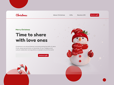 Giftshop landing page