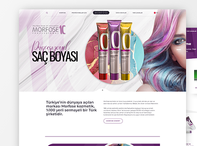 Morfose Cosmetics New Design cosmetics ui ux web website