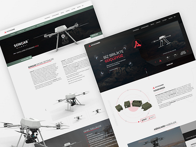 AsisGuard Drone UI/UX Web - Mobile Design