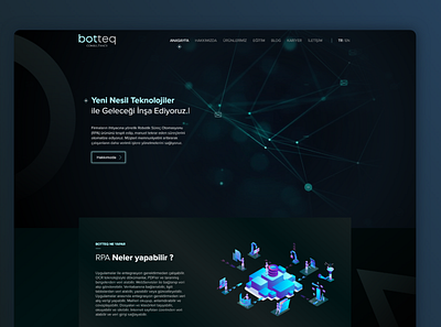 Botteq RPA - Software Web Design 3d design software ui ux web website