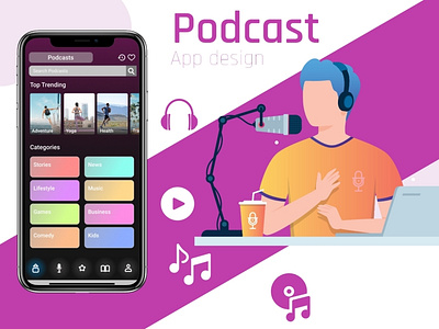 Podcast App Design