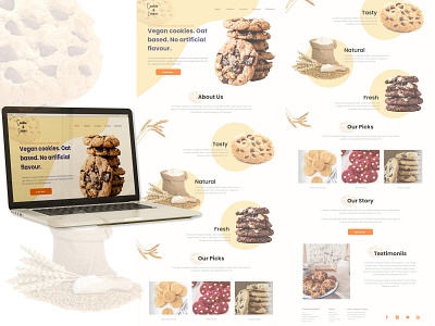 Cookie brand Web page