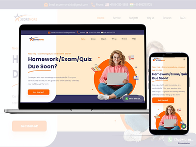 E Learning Responsive website