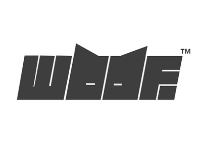 WOOF dog logo