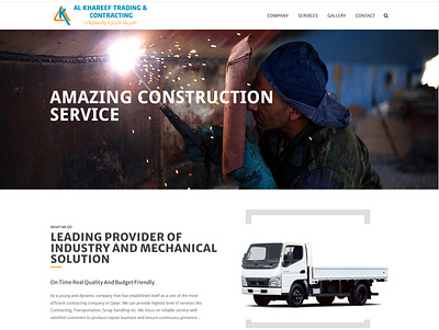 Alkhareefcontracting.com webdesign website design