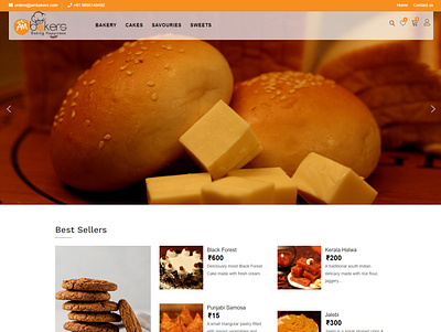 AM Bakers design ecommerce logo webdesign
