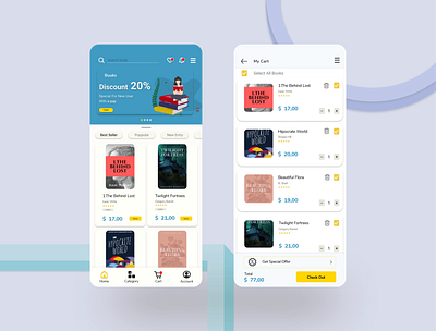 Bookstore app design bookstore design ui uidesign uiuxdesign