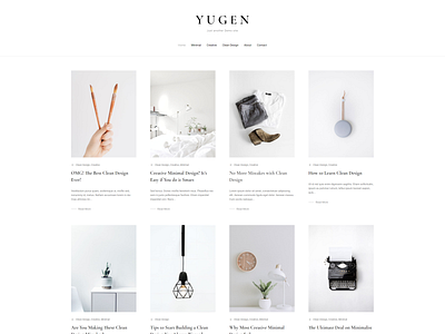 Yugen - Free WordPress Blog Theme