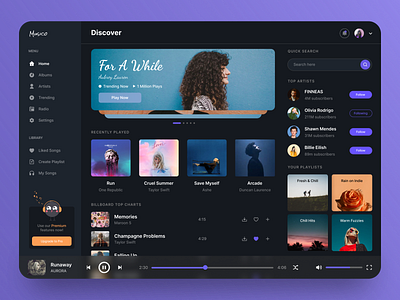 Music Dashboard