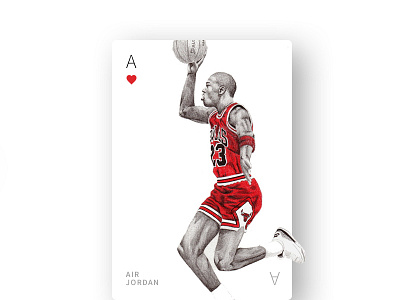 Deck of cards with basketball players