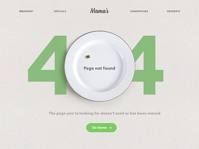 404 concept page 404 background e commerce error interface photo plate store ui ux web