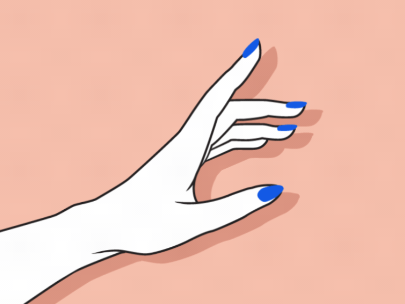 HEY GIRLl!!1@!1! after effects animation gif hand illustration motion graphics