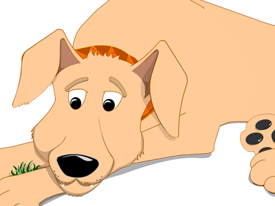 Dog Illustrated animal design dog illustration illustrator