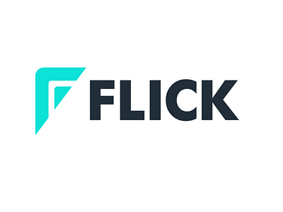 FLICK LOGO branding design flat graphic design icon illustrator logo minimal type vector