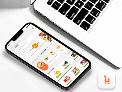 Grocery App Design - UI Design app design app development big basket grocery app grocery app design logicrays ui uiux xd design