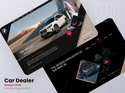 Car Dealers UI Design - BMW app design creative figma design illustration ui ui design uidesign uiux web design