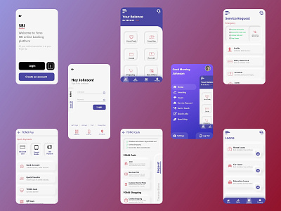Yono app design bankingapp design neumorphic design neumorphism neumorphism ui sbi upi app yono