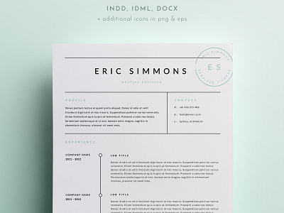 3 Page Resume Template