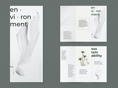 Environmental brochure a4 adobe brochure brochure template catalog catalogue clean fashion indesign lookbook magazine minimalist modern print print design printable printing professional template us lettter