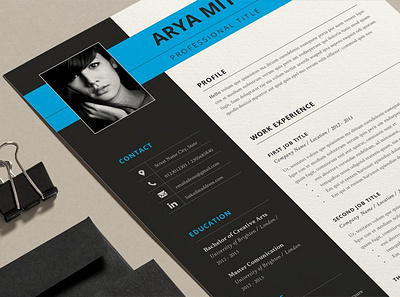 Resume Template branding clean cover letter cv cv design cv template elegant resume gradient gradient resume job resume minimal minimal resume modern resume popular professional resume resume design resume template simple resume