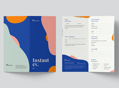 Micro CV/Resume Template branding clean cover letter cv cv design cv resume cv template elegant resume gradient gradient resume job resume minimal minimal resume modern resume popular professional resume resume design resume template simple resume