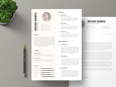 CV & Cover Letter clean cover letter cv cv design cv template free job job cv letter minimal minimal resume modern modern resume professional resume resume clean resume design resume template simple resume