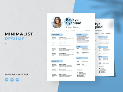 Cv & Resume clean cover letter cv cv design cv template free job job cv letter minimal minimal resume modern modern resume professional resume resume clean resume design resume template simple resume